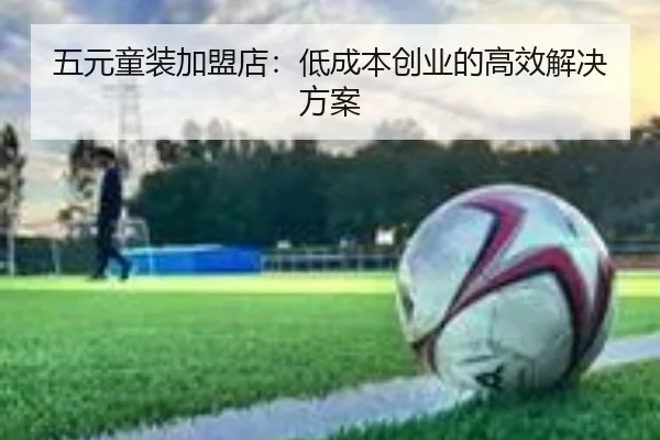 五元童装加盟店：低成本创业的高效解决方案
